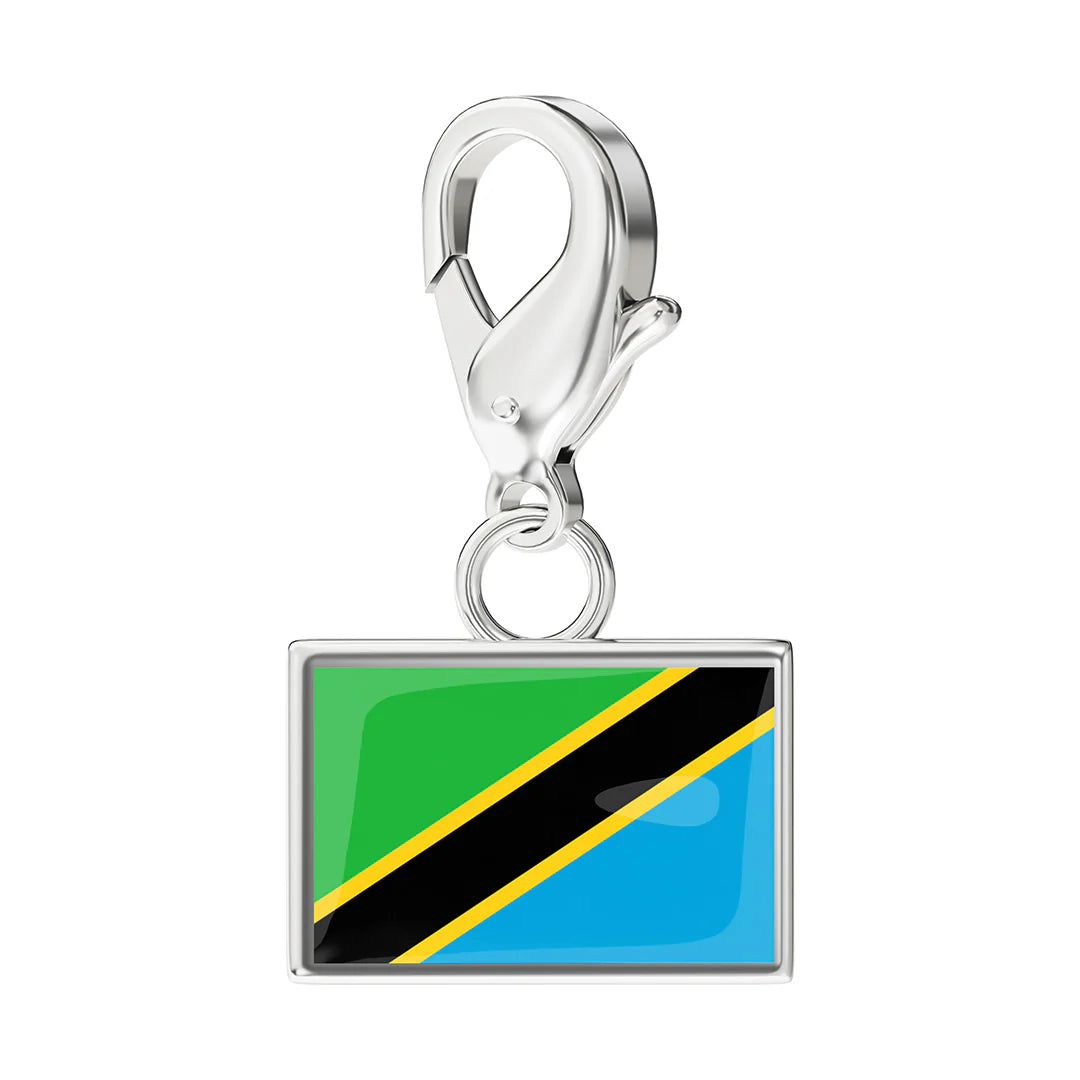 EveryPlace - Premium 316L Stainless Steel Flag Charms