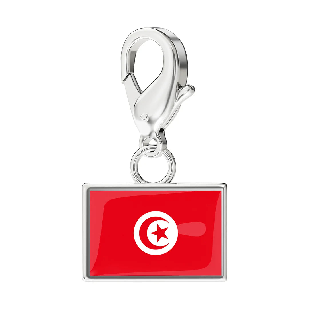 EveryPlace - Premium 316L Stainless Steel Flag Charms