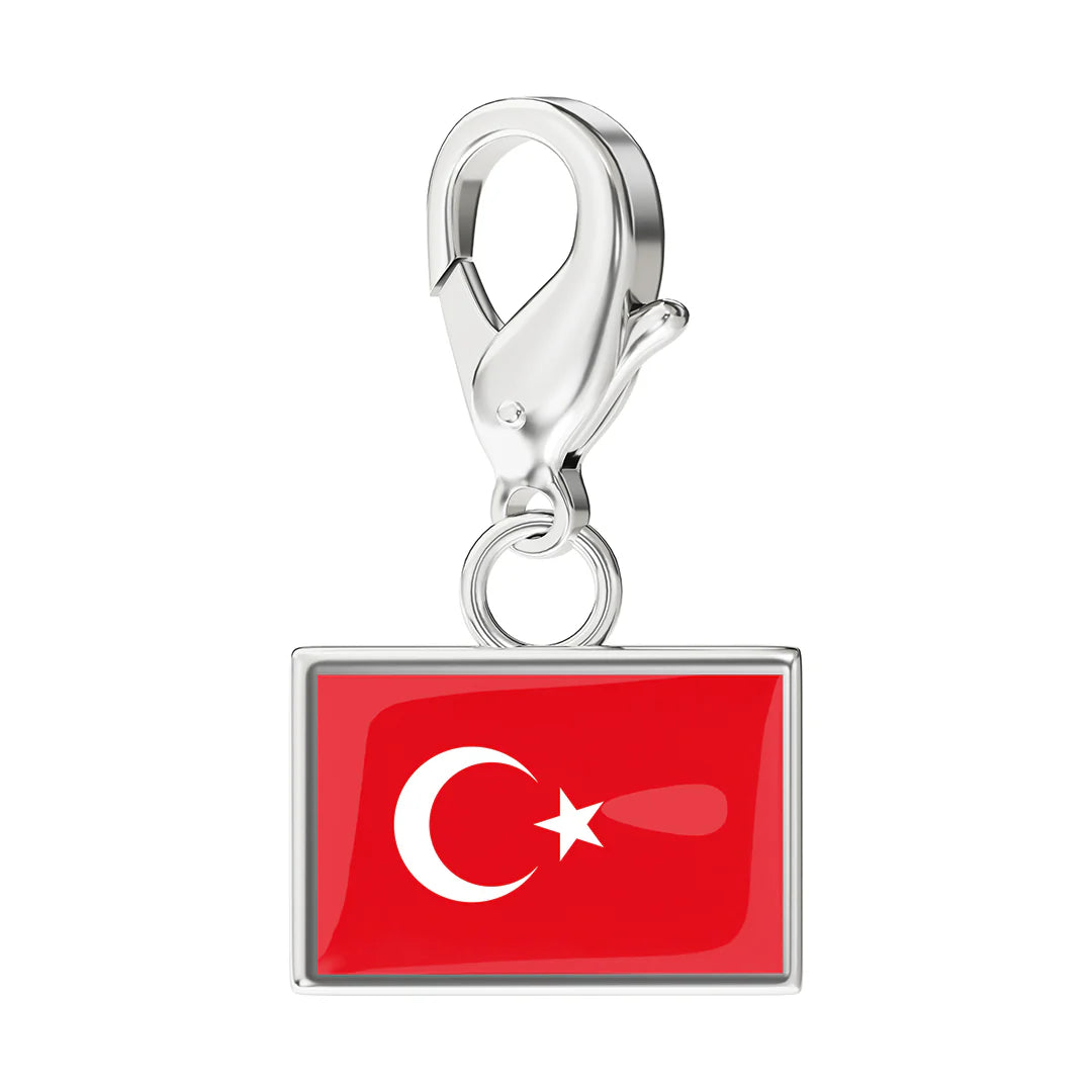 EveryPlace - Premium 316L Stainless Steel Flag Charms