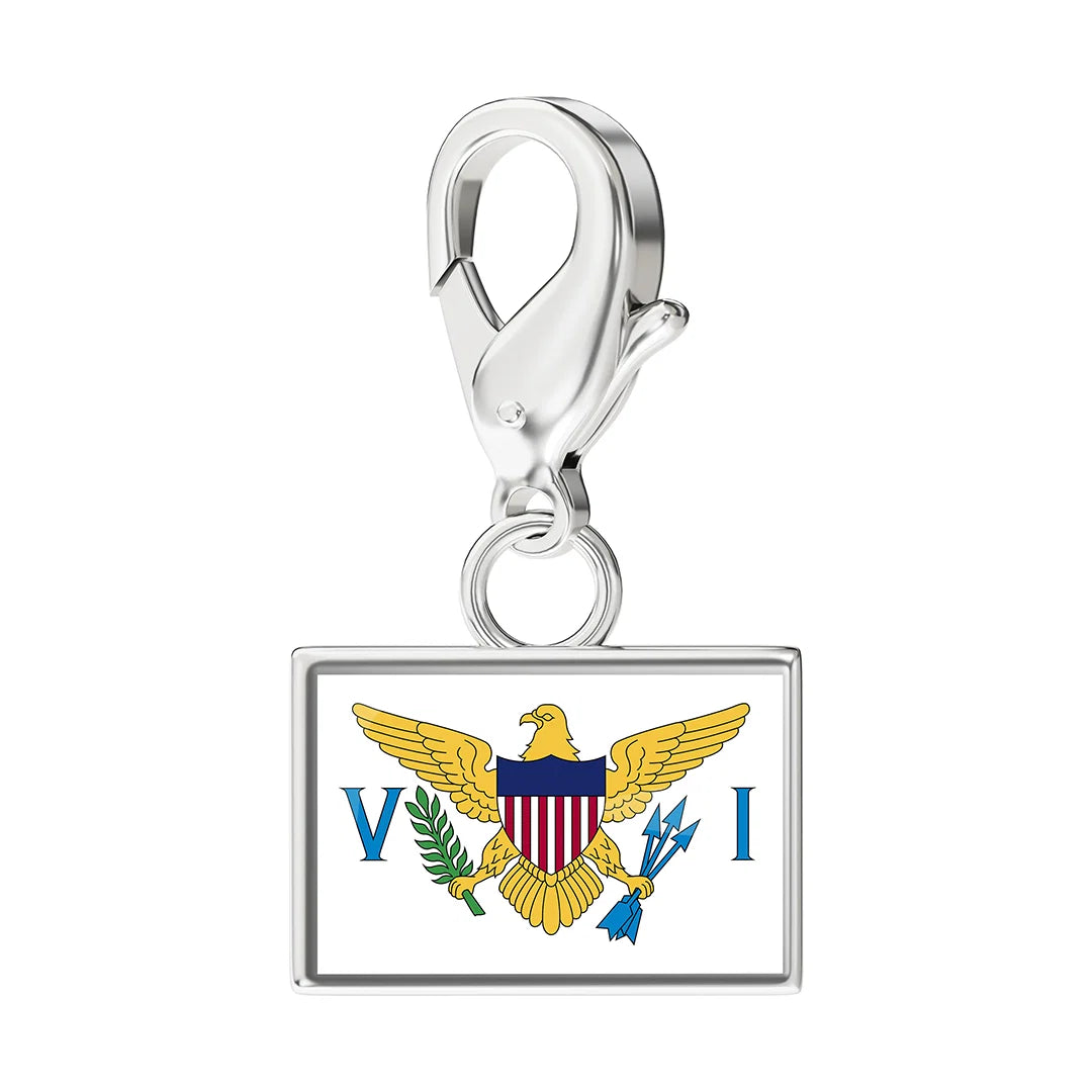 EveryPlace - Premium 316L Stainless Steel Flag Charms